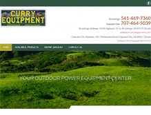 Tablet Screenshot of curryequipment.com